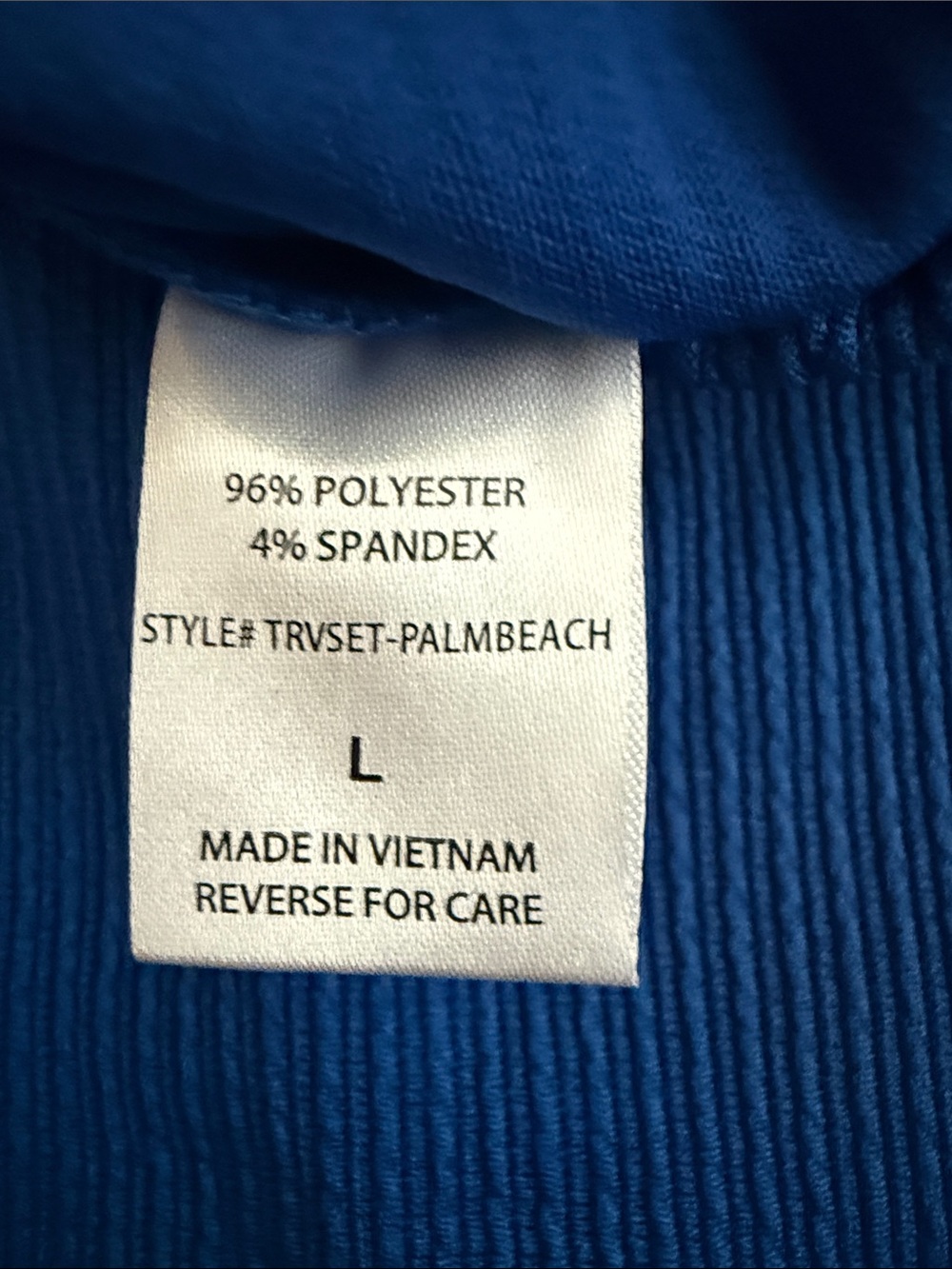 Dear Scarlett Ribbed Royal Blue Ankle Pants - Picture 3 of 5